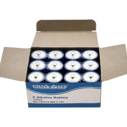 Standard Battery: Size C, Alkaline