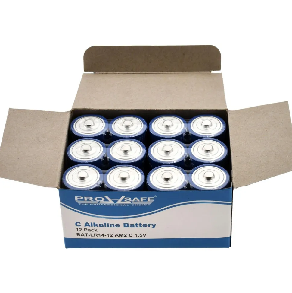 Standard Battery: Size C, Alkaline