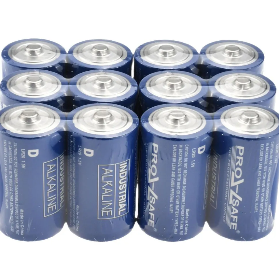 Standard Battery: Size D, Alkaline