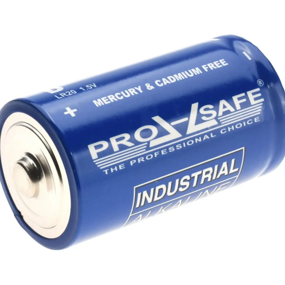Standard Battery: Size D, Alkaline