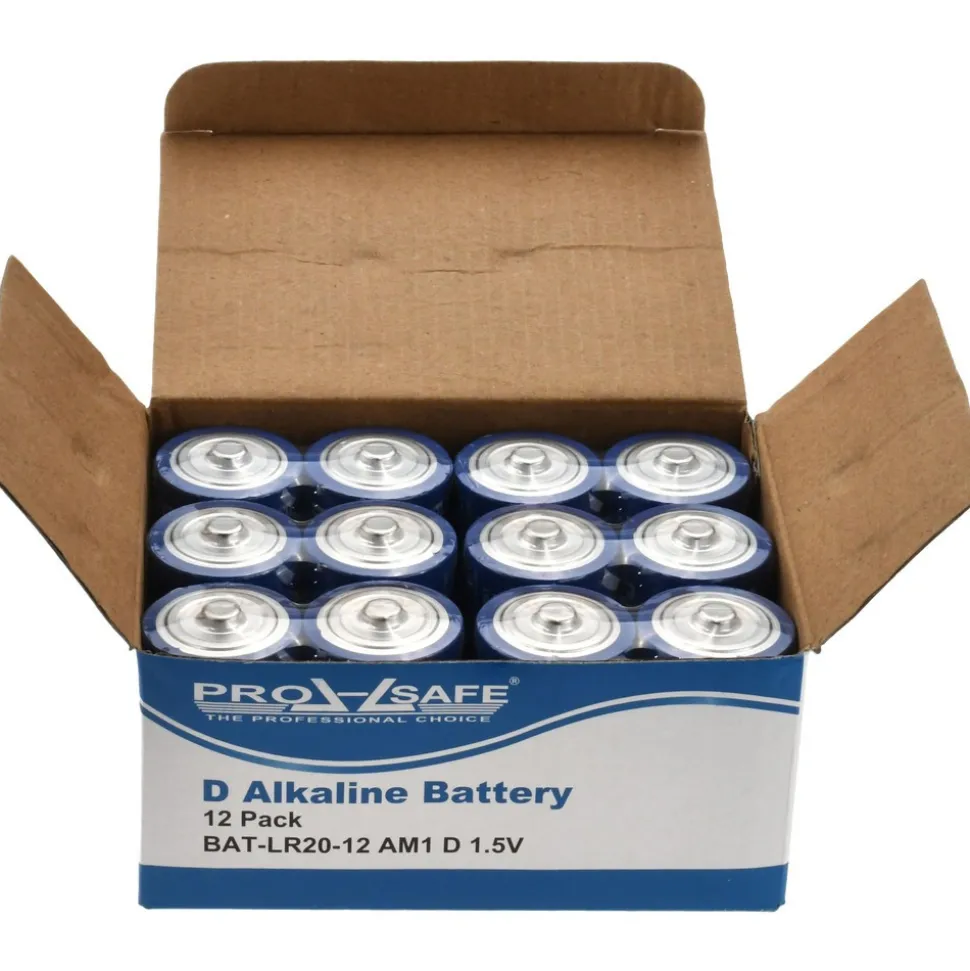 Standard Battery: Size D, Alkaline