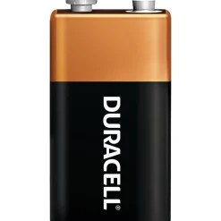 Standard Battery: Size 9V, Alkaline