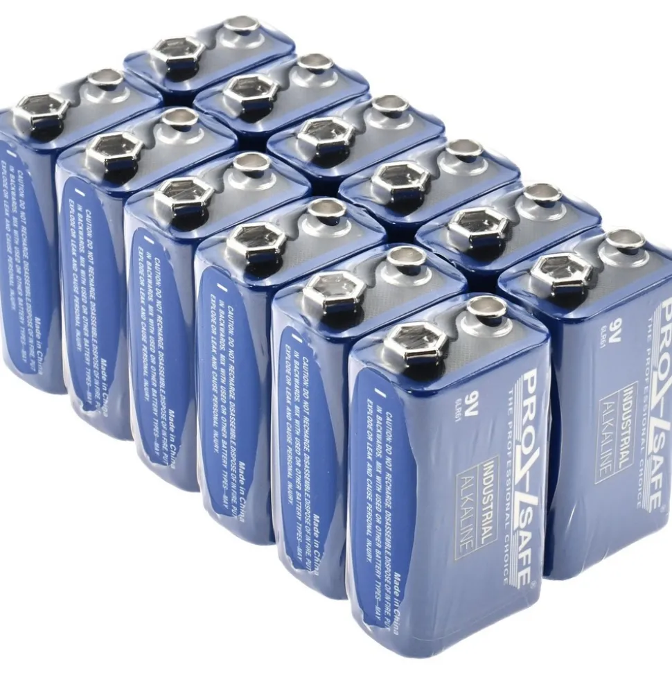 Standard Battery: Size 9V, Alkaline