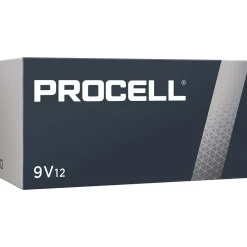 Standard Battery: Size 9V, Alkaline