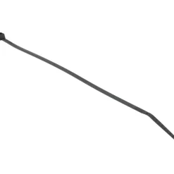 Standard Cable Tie: 6.187" Long, Black, Nylon