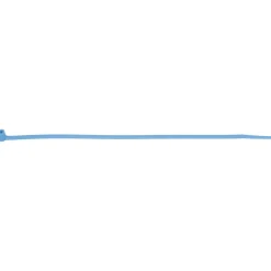 Standard Cable Tie: 8" Long, Blue, Nylon