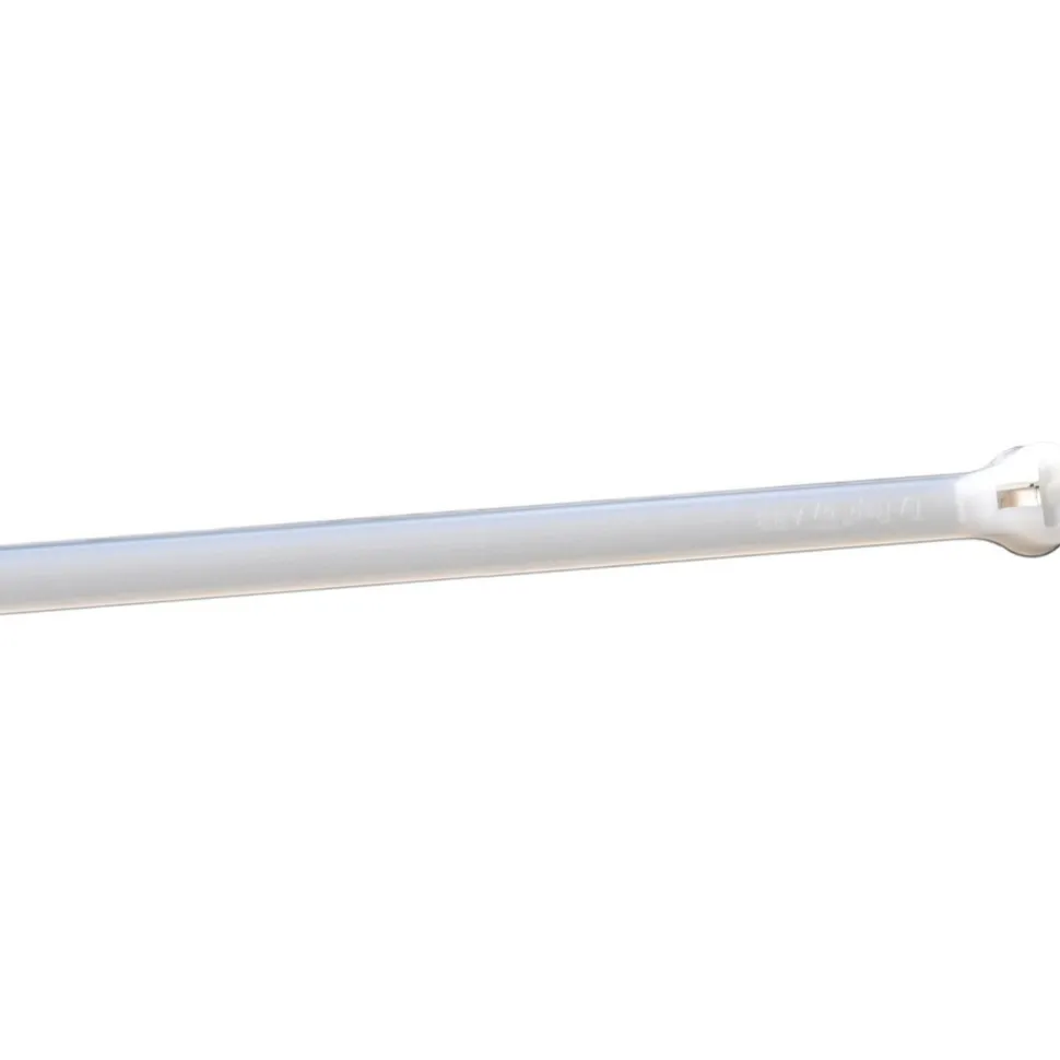Standard Cable Tie: 7.31" Long, Natural, Nylon