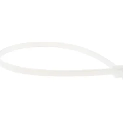 Standard Cable Tie: 8-7/8" Long, Natural, Nylon