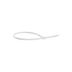 Standard Cable Tie: 14-1/4" Long, Natural, Nylon