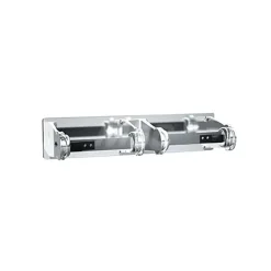Standard Double Roll Stainless Steel Toilet Tissue Dispenser
