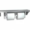 Standard Double Roll Stainless Steel Toilet Tissue Dispenser