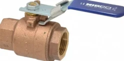 Standard Manual Ball Valve: 1" Pipe, Full Port