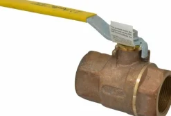 Standard Manual Ball Valve: 1-1/2" Pipe, Standard Port