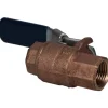 Standard Manual Ball Valve: 1/2" Pipe, Full Port