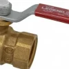 Standard Manual Ball Valve: 1/2" Pipe, Full Port