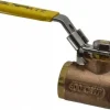 Standard Manual Ball Valve: 1/2" Pipe, Standard Port