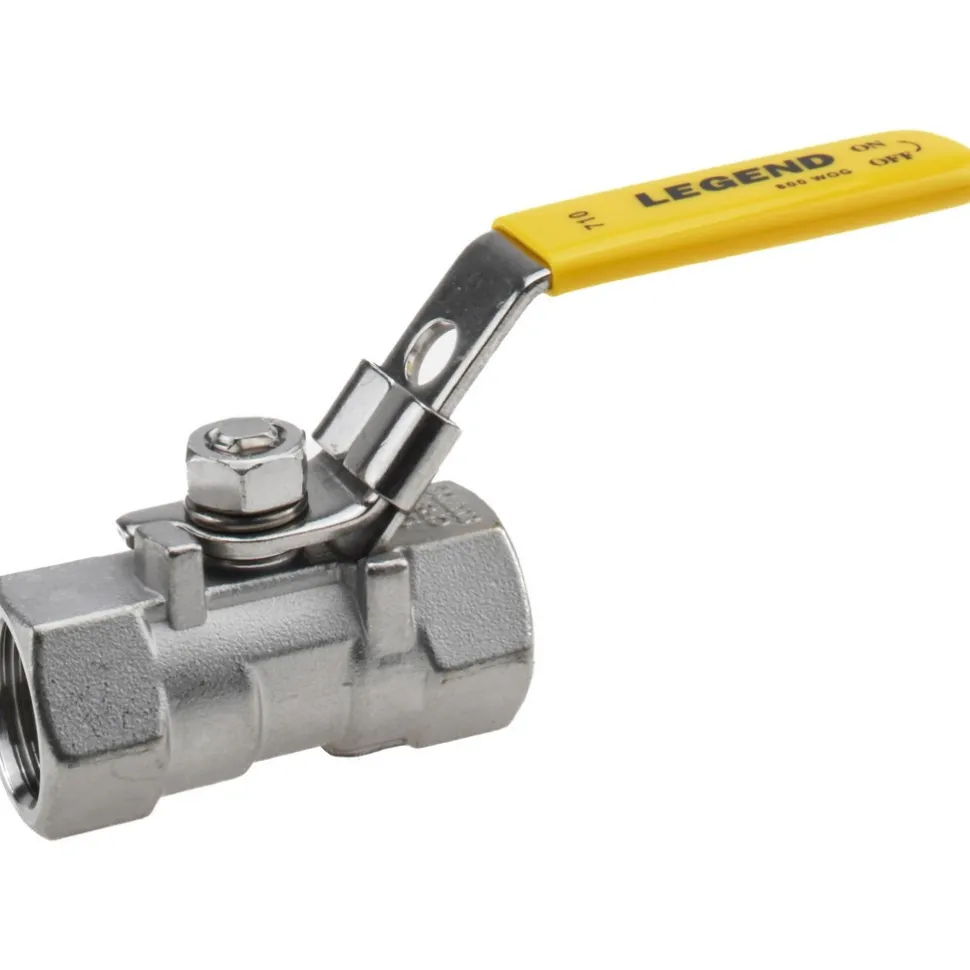 Standard Manual Ball Valve: 1/2" Pipe, Standard Port