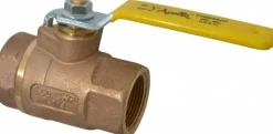 Standard Manual Ball Valve: 1-1/4" Pipe, Standard Port