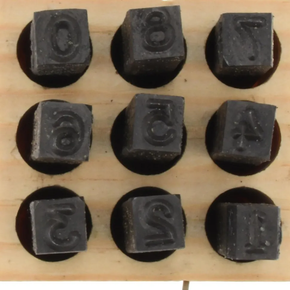 Standard Stamp Set: 1/4" Character, 9 pc