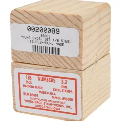 Standard Stamp Set: 1/8" Character, 9 pc