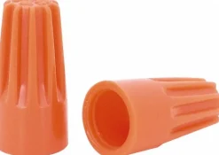 Standard Twist-On Wire Connector: Orange, Flame-Retardant