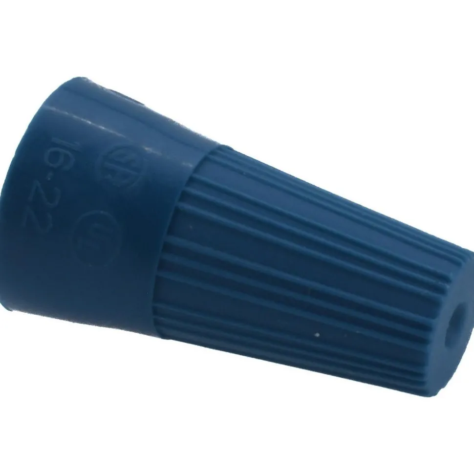 Standard Twist-On Wire Connector: Blue, Corrosion-Resistant, 3 AWG