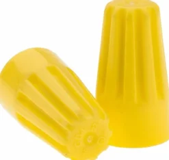 Standard Twist-On Wire Connector: Yellow, Corrosion-Resistant, Flame-Retardant