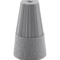 Standard Twist-On Wire Connector: Gray, Corrosion-Resistant,