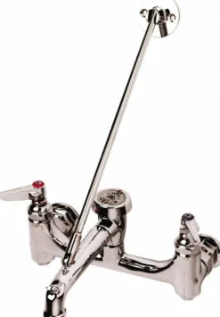 Standard with Hose Thread, 2 Way Design, Wall Mount, Laundry Faucet