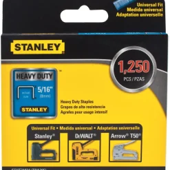 Staples: Staple Type: Heavy-Duty Narrow Crown Staple; Crown Width (Decimal Inch): 0.4220; Leg Length (Inch): 5/16