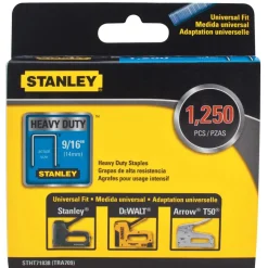 Staples: Staple Type: Heavy-Duty Narrow Crown Staple; Crown Width (Decimal Inch): 0.4220; Leg Length (Inch): 9/16