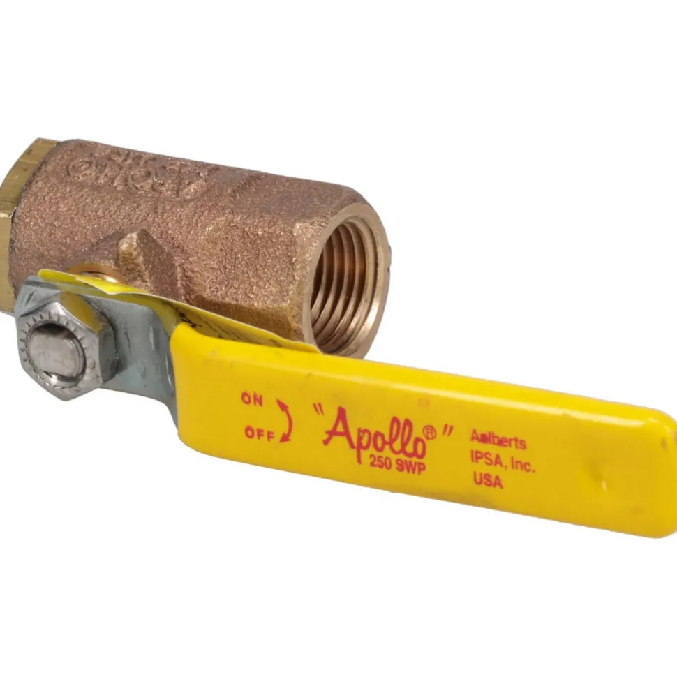 Steam Service Manual Ball Valve: 1/2" Pipe, Standard Port