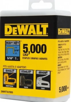 Steel Heavy-Duty Staple: 5/16" Leg Length