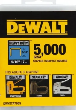 Steel Heavy-Duty Staple: 15/32" Leg Length