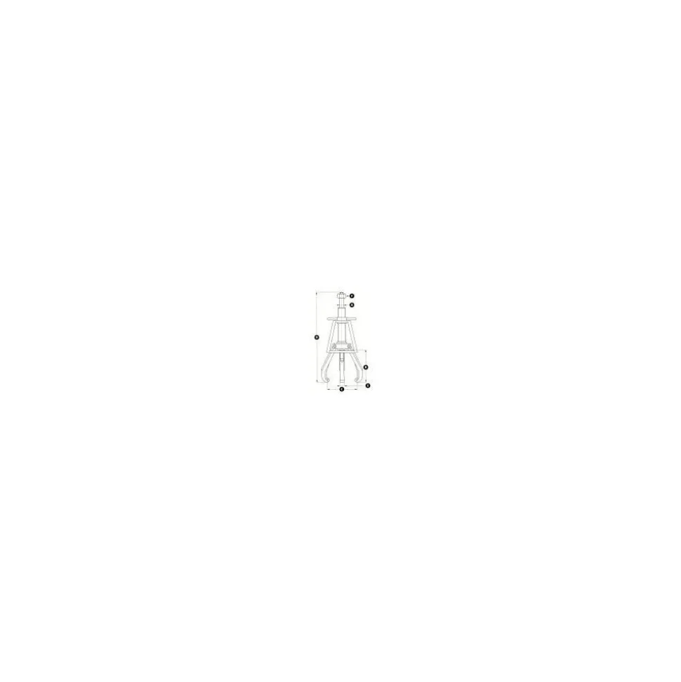 Steel 3-Jaw Miniature Bearing Puller