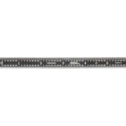 Steel Rule: 6" OAL, 4R Graduation, Flexible, 1/2" OAW
