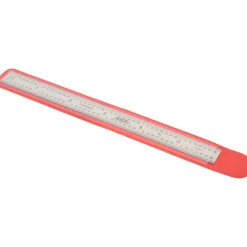 Steel Rule: 6" OAL, 5R Graduation, Flexible, 1/2" OAW