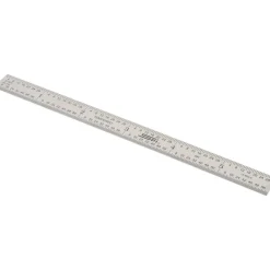Steel Rule: 6" OAL, 5R Graduation, Flexible, 1/2" OAW