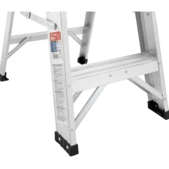 2 Step Aluminum Step Ladder: Type IA