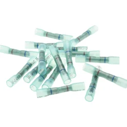 Step-Down Terminal: Crimp-On & Seal, Blue, 16-14 to 22-18 AWG, Fully Insulated, Heat Shrink & Polyolefin