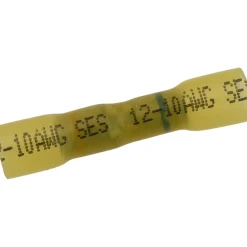 Step-Down Terminal: Crimp-On & Seal, Yellow, 12-10 to 16-14 AWG, Fully Insulated, Heat Shrink & Polyolefin