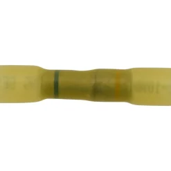 Step-Down Terminal: Crimp-On & Seal, Yellow, 12-10 to 16-14 AWG, Fully Insulated, Heat Shrink & Polyolefin
