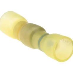 Step-Down Terminal: Crimp-On, Seal & Solder, Yellow, 12-10 to 16-14 AWG, Heat Shrink, Polyolefin