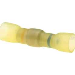 Step-Down Terminal: Crimp-On, Seal & Solder, Yellow, 12-10 to 16-14 AWG, Heat Shrink, Polyolefin