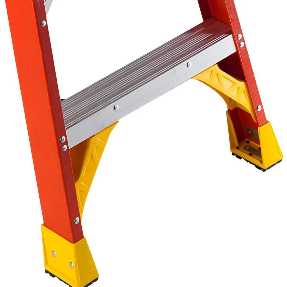 3 Step Fiberglass Foldable Step Ladder: Type IA 300 lb Capacity 4' Height