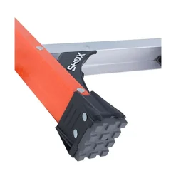 4 Step Fiberglass Foldable Step Ladder: Type IAA 375 lb Capacity 4' Height