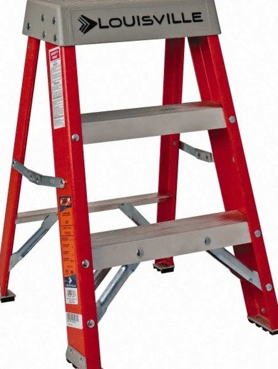 2 Step Fiberglass Step Ladder: Type IA