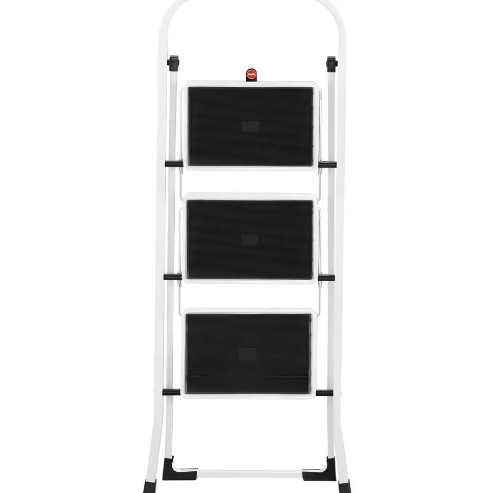 3 Step Steel Foldable Step Ladder: Type IA 330 lb Capacity