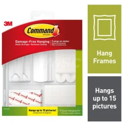 Storage Hook: Adhesive Back Mount, 16 lb Load Capacity, Plastic & Foam