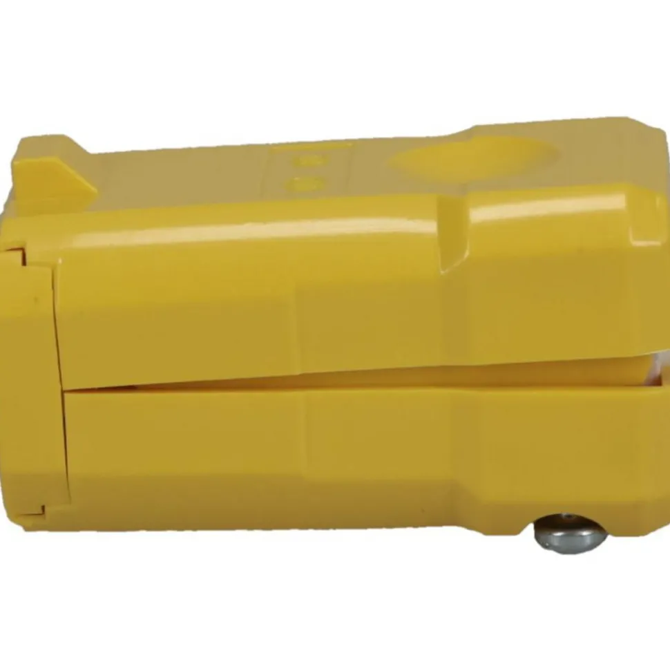 Straight Blade Connector: Industrial, 5-15R, 125VAC, Yellow